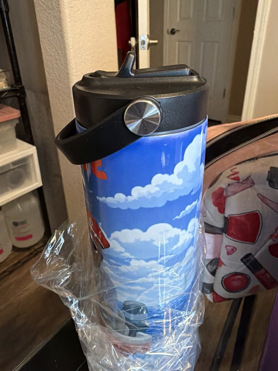 Custom sky-themed tumbler