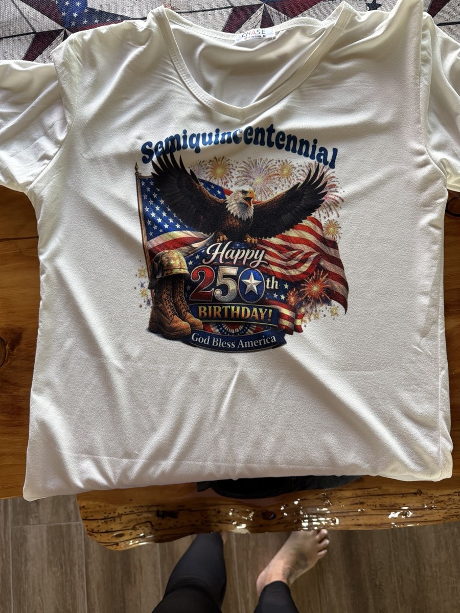 Patriotic eagle shirt