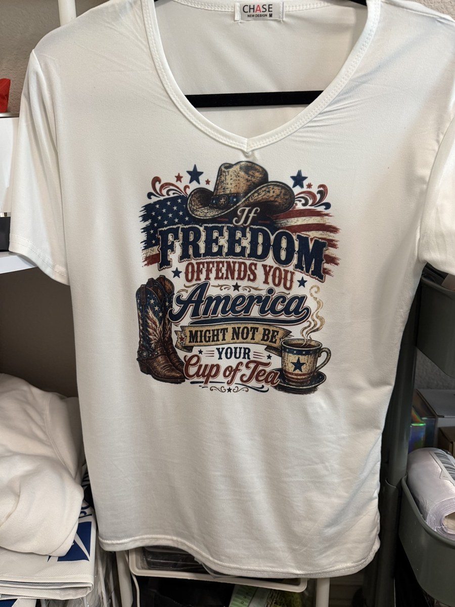 Freedom patriotic shirt