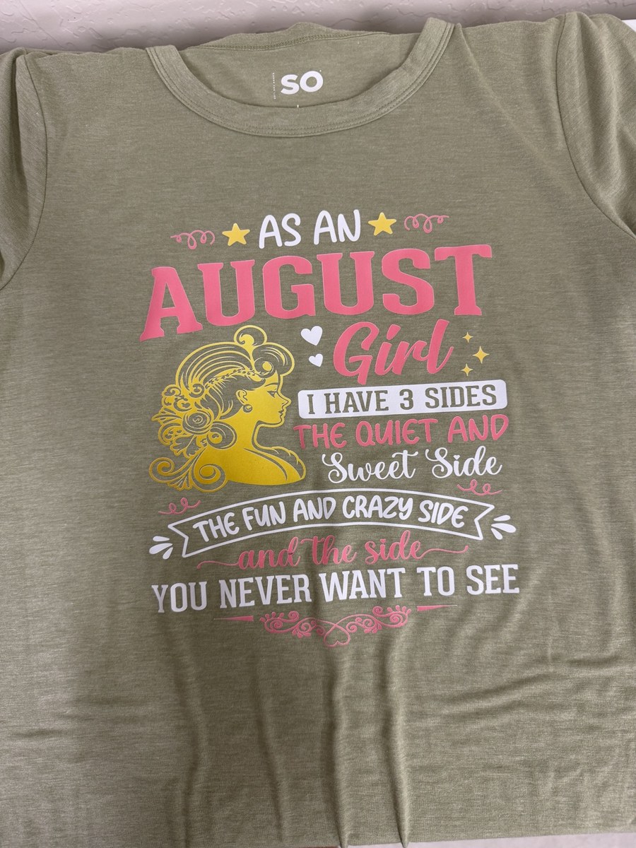 August Girl shirt