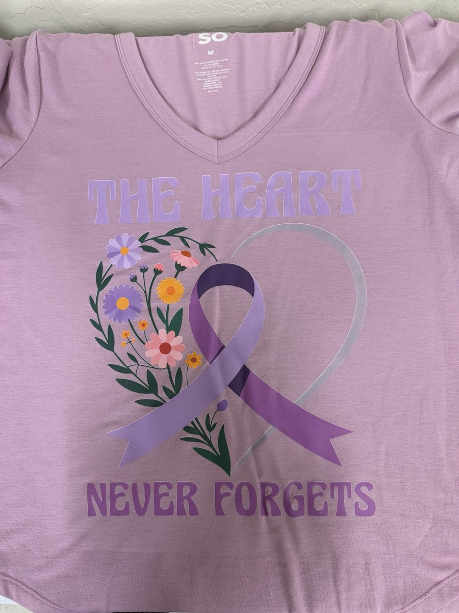 Never Forgets awareness ribbon shirt