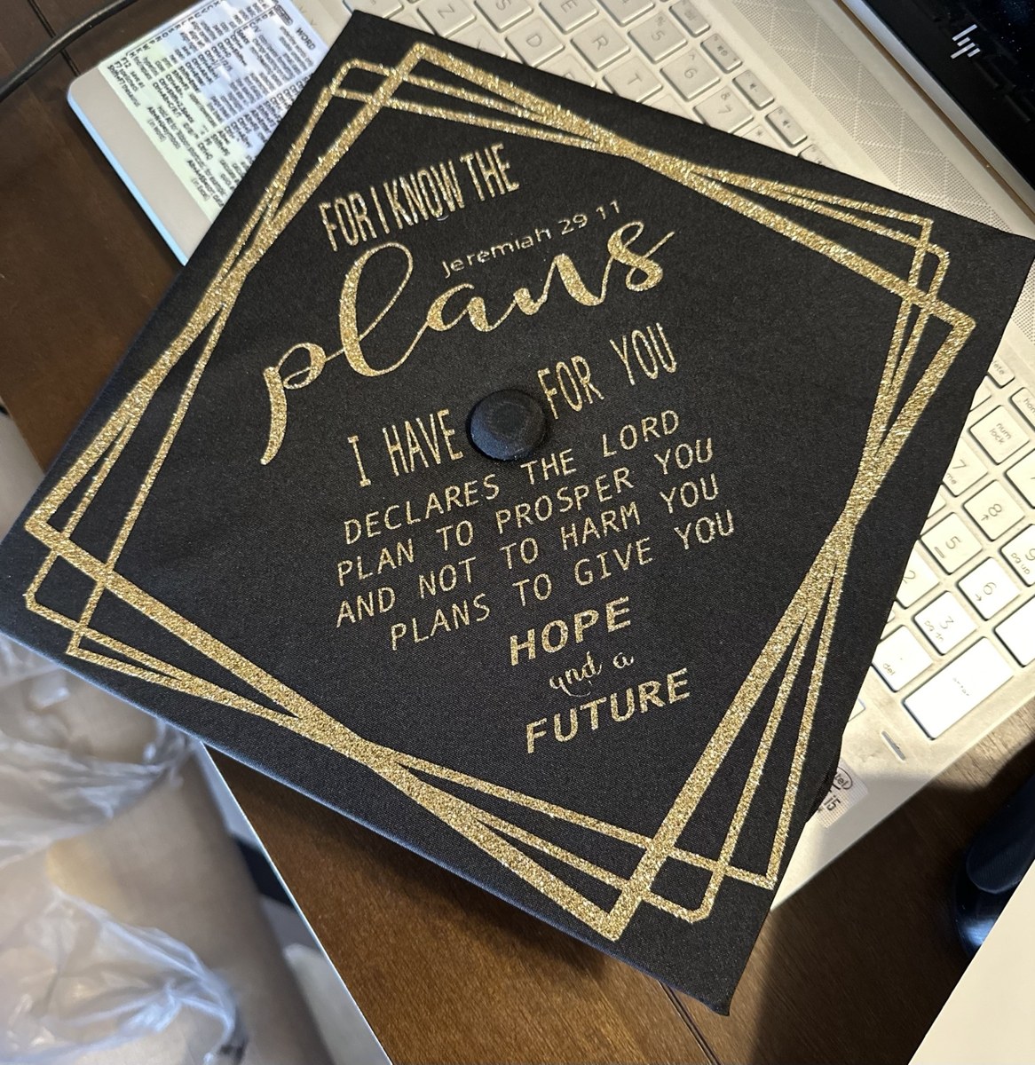 Inspirational scripture plaque