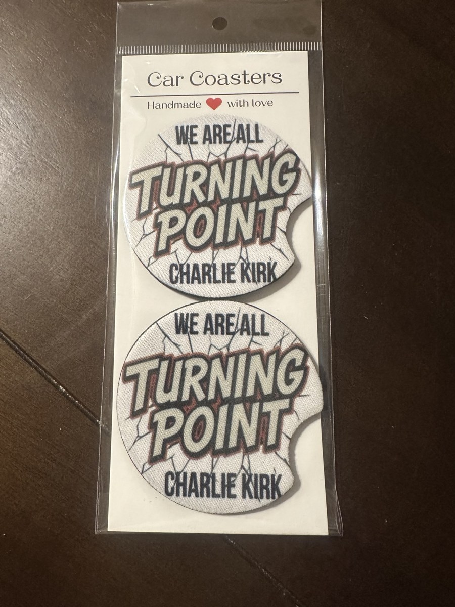 Custom phrase car coasters
