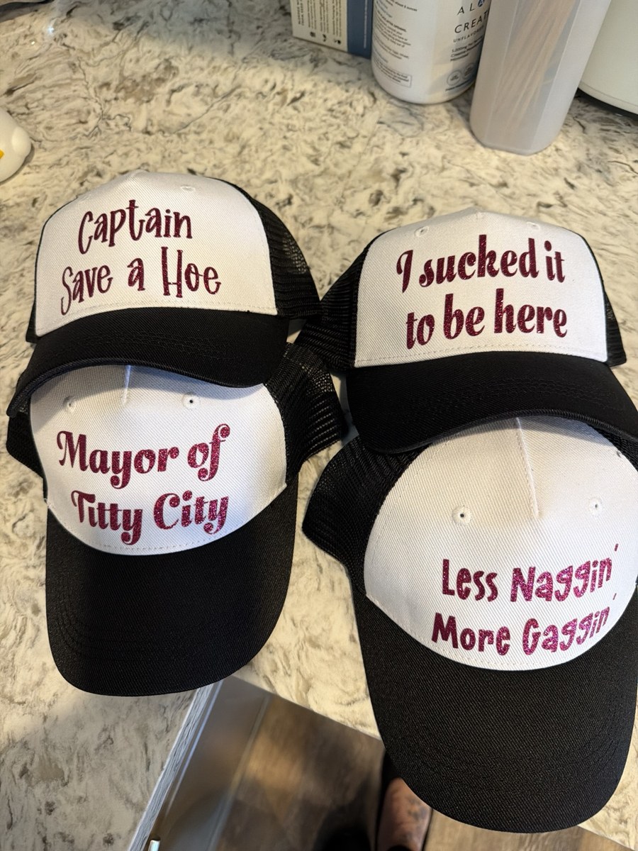 Custom phrase hats