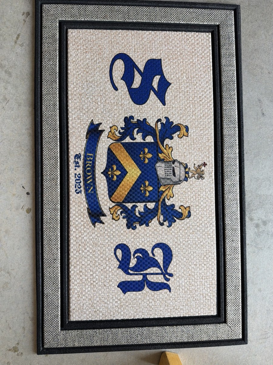Personalized decorative doormat